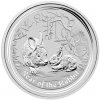 Stříbrná mince Lunární série II Rok Králíka 1 Oz