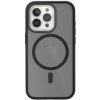 Pouzdro a kryt na mobilní telefon Apple Woodcessories Clear Case MagSafe iPhone 15 Pro Max černé