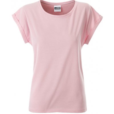 ležérní tričko Organic Bledě růžová – Zboží Mobilmania