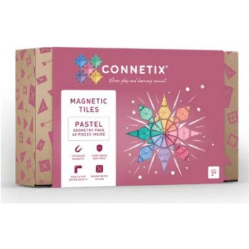 Connetix Tiles 40 ks Geometry Pastel