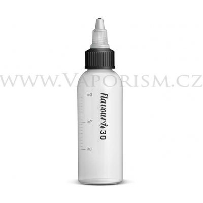Flavourit Prázdná lahvička s twist uzávěrem a ryskou 30ml – Sleviste.cz