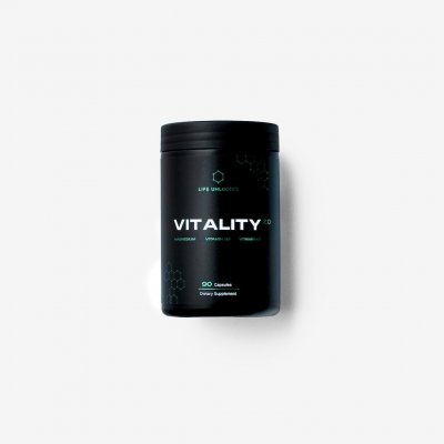 LIFEUNLOCKED VITALITY 2.0 Magnesium + Vitamin D3 + K2 90 kapslí – Hledejceny.cz