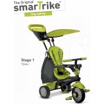 Smart Trike 6600800 GLOW 4v1 TouchSteering černá zelená s tlmičom a 2 taškami zeleno čierna – Zboží Mobilmania