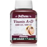 MedPharma Vitamin A + D 5000 I.U./400 I.U. 107 tablet – Hledejceny.cz