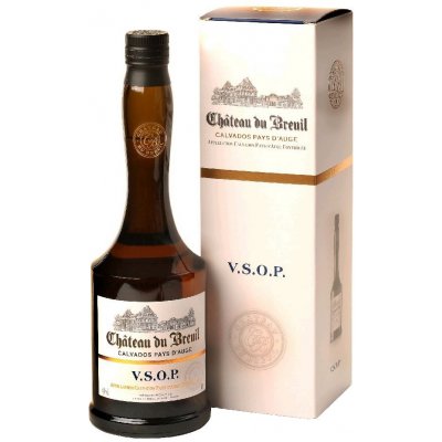 Chateau du BREUIL Calvados VSOP 40% 0,7 l (holá láhev) – Zboží Dáma