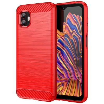 Pouzdro Carbon Samsung Galaxy Xcover6 Pro červené – Zboží Mobilmania