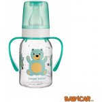 Canpol babies láhev s potiskem a úchyty bez BPA zelená/zajíc 120ml – Sleviste.cz