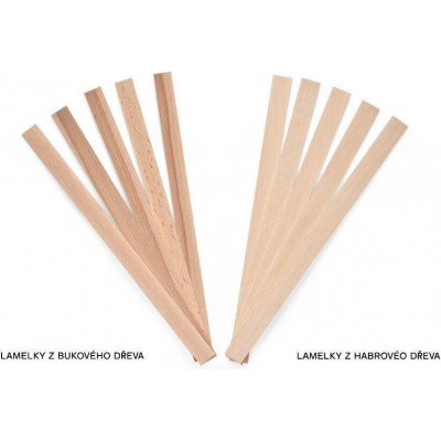 Metrie Lamely na tvoření, habrové dřevo 3,2 x 16 x 258 mm 500 ks – Sleviste.cz