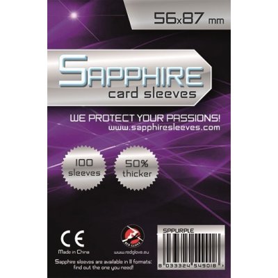 Sapphire Purple Standard American 100 ks 56x87mm