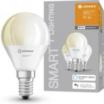 Ledvance sada 3x chytrá LED žárovka SMART+ WIFI, E14, P40, 5W, 470lm, 2700K, teplá bílá SMART+ WIFI – Zboží Mobilmania