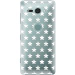 Pouzdro iSaprio - Stars Pattern Sony Xperia XZ2 Compact bílé – Zboží Mobilmania