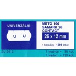 Etikety UNIVERSÁL 26 x 12 bílé ETUNI2312-B – Zboží Živě