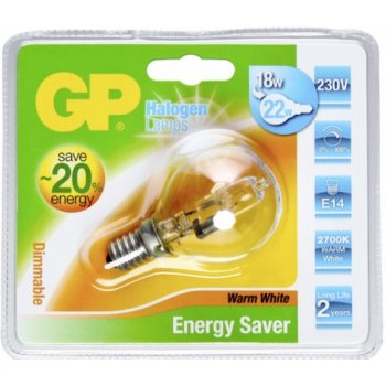 GP Lighting Halogen Mini Globus 18W 230V E-14