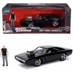 JADA auto Fast & Furious 1327 Dodge Charger tlakově litý černý 1:24 – Zboží Dáma