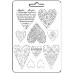 Stamperia Forma na odlévání A4 Srdíčka – Sleviste.cz