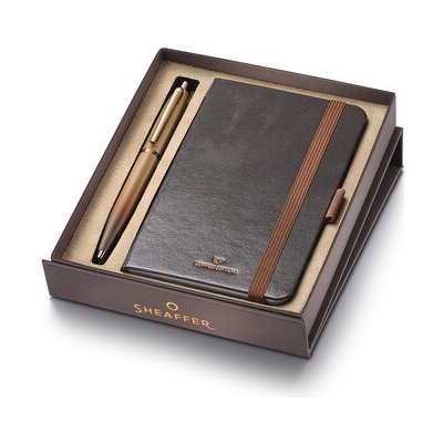Sheaffer 9428-S1 VFM Coffee edition sada kuličkové pero a linkovaný zápisník A6 – Zboží Dáma