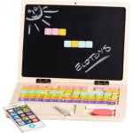 ECOTOYS Dřevěný notebook s magnetickým monitorem 25473 – Zboží Mobilmania