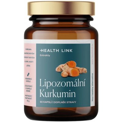 Health Link Lipozomální kurkumin 60 kapslí – Hledejceny.cz
