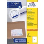Avery Zweckform Etikety 100 ks A4 bílá 210 x 297 mm pro inkoust, laser, kopie 3478 – Zboží Dáma