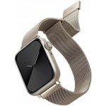 UNIQ strap Dante Apple Watch Series 4/5/6/7/SE 42/44/45mm. Stainless Steel starlight UNIQ-45MM-DANSLGT – Zboží Mobilmania