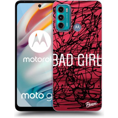Pouzdro Picasee silikonové Motorola Moto G60 - Bad girl černé