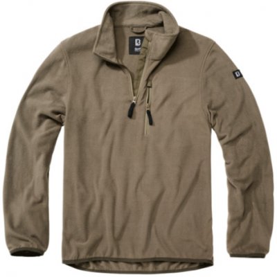 Bunda Brandit fleecová Fleece Troyer olivová – Zboží Dáma