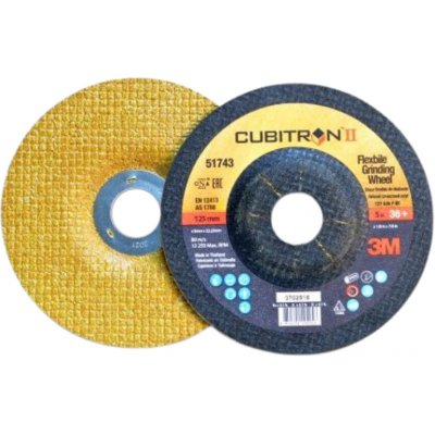 3M Cubitron II brusný flexi kotouč T27 125 x 22 mm 51743 – Zboží Dáma