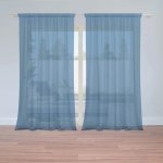 Záclony Námořní modrá: 2 ks - 150x250 cm - Sablio – Hledejceny.cz