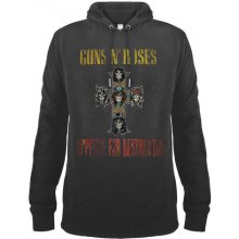 mikina s kapucí AMPLIFIED Guns N' Roses Appetite for Destruction černá