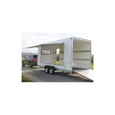 Přívěsný vozík Tomplan TFS 500T.00 2700kg, rampa, okno, boční klapka a dveře | Zboží Auto