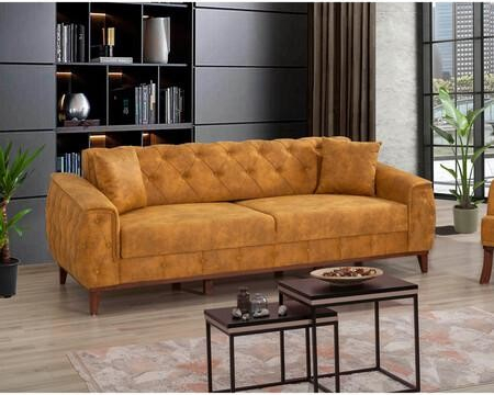 Atelier del Sofa 3-Seat Sofa-Bed MartaYellow