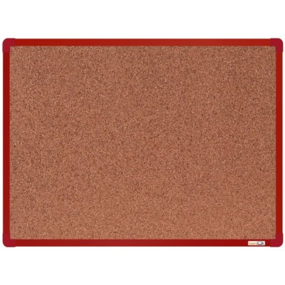 VMS VISION, s.r.o. BoardOK - tabule korek 90 x 60 cm, červený rám – Zboží Mobilmania