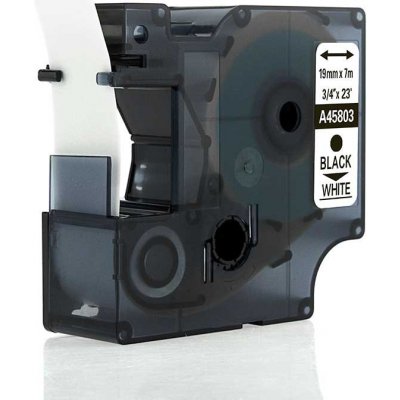 Dymo 45803 19mm x 7m, černý tisk / bílý podklad – Zboží Dáma
