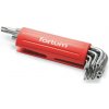 Klíč FORTUM L-klíče TORX vrtané, 9ks, T10-15-20-25-27-30-40-45-50, 61CrV5, FORTUM (4710200)