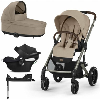 CYBEX Sport Balios S Lux Almond Beige Gold 2024 + korba + autosedačka + báze – Hledejceny.cz