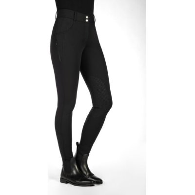 HKM Dámské rajtky Ari Mid Rise kneegrip Černá – Zboží Dáma