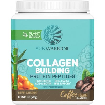 Sunwarrior Collagen Building Protein Peptides, Vegan, Čokoláda 500 g – Hledejceny.cz