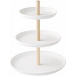 Yamazaki stojánek se třemi miskami Tosca 2419 bílý – Hledejceny.cz