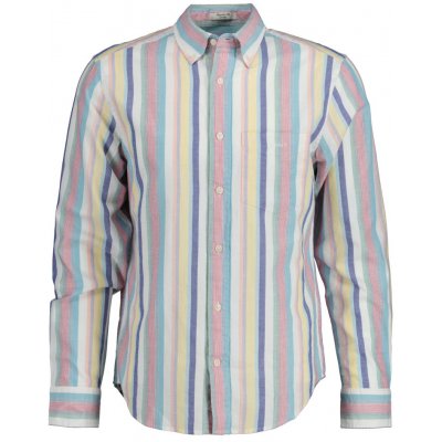 Gant košile reg UT Oxford multi stripe shirt různobarevná – Zboží Mobilmania