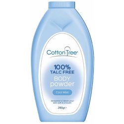 Cotton Tree Cool Mist tělový pudr bez mastku 280 g