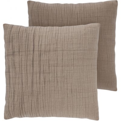 Livarno mušelín 2 ks hnědá 50 x 60 cm – Sleviste.cz