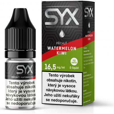SYX NS Watermelon Kiwi 10 ml 16,5mg – Zboží Mobilmania