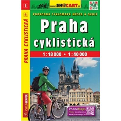 Praha cyklistická 1:18 000 1 : 40 000