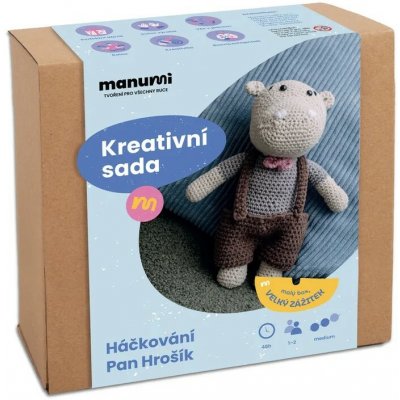 Manumi kreativní sada na háčkování pan Hrošík – Hledejceny.cz