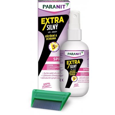 Paranit Extra silný sprej 100 ml + hřeben dárková sada