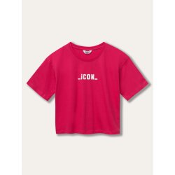 Winkiki kids Wear dívčí tričko s krátkým rukávem BRLLNT růžová