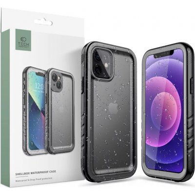 Pouzdro TECH-PROTECT SHELLBOX IP68 IPHONE 12 / 12 PRO černé – Zbozi.Blesk.cz