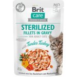 Brit Care Cat Sterilized Fillets in Gravy Tender Turkey 85 g – Sleviste.cz