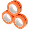 Fidget spinner Euro Habitat Trick Rings Oranžový set 3ks