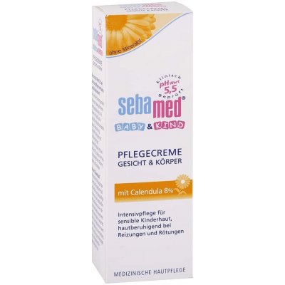 Sebamed dětský ochranný krém na obličej a tělo s měsíčkem 75 ml